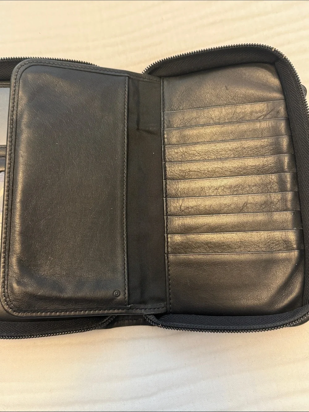 Vintage Coach leather travel organizer planner wallet